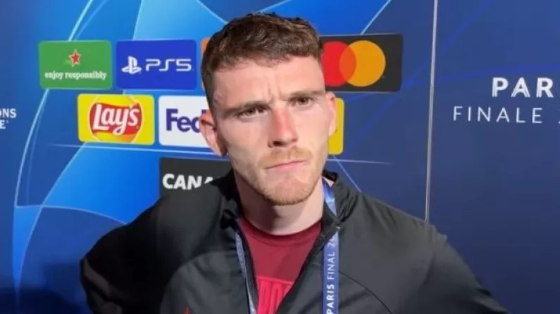 Liverpool's Andy Robertson Slams Treatment Of Supporters In Paris