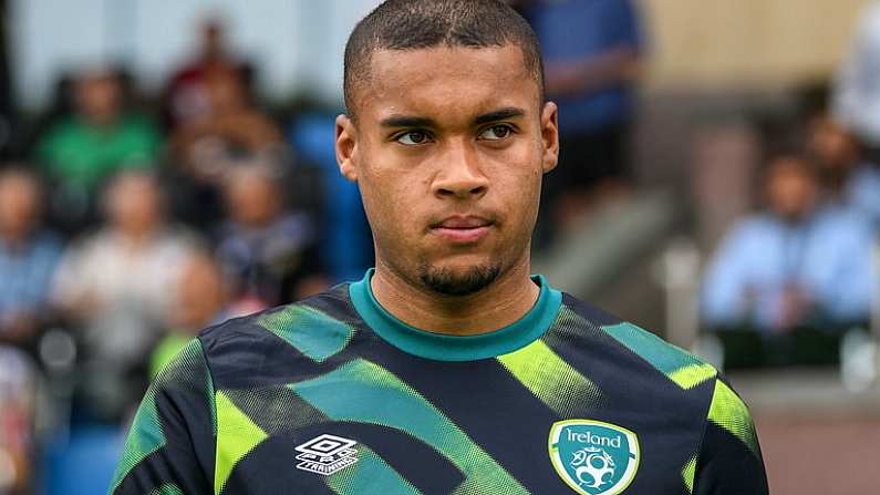 4 June 2022; Republic of Ireland goalkeeper Gavin Bazunu during the UEFA Nations League B group 1 match between Armenia and Republic of Ireland at Vazgen Sargsyan Republican Stadium in Yerevan, Armenia. Photo by Stephen McCarthy/Sportsfile