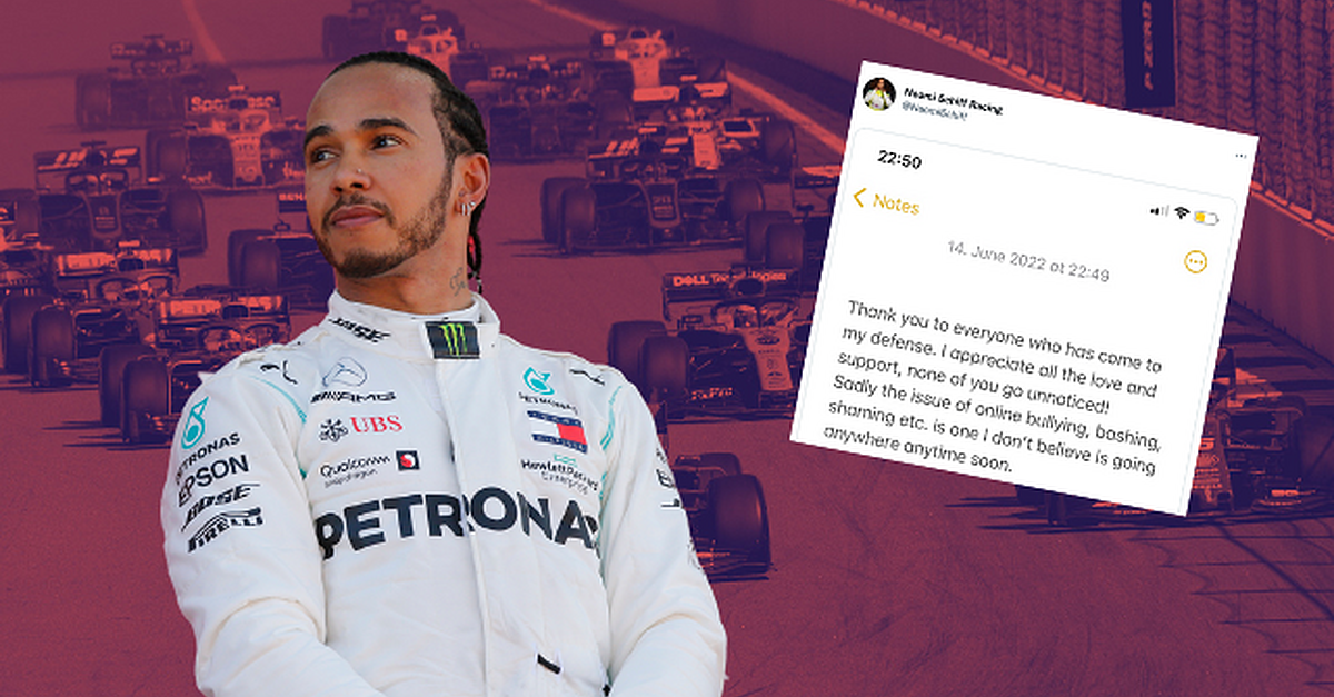 Lewis Hamilton Strongly Defends F1 Pundit Naomi Schiff After Online ...