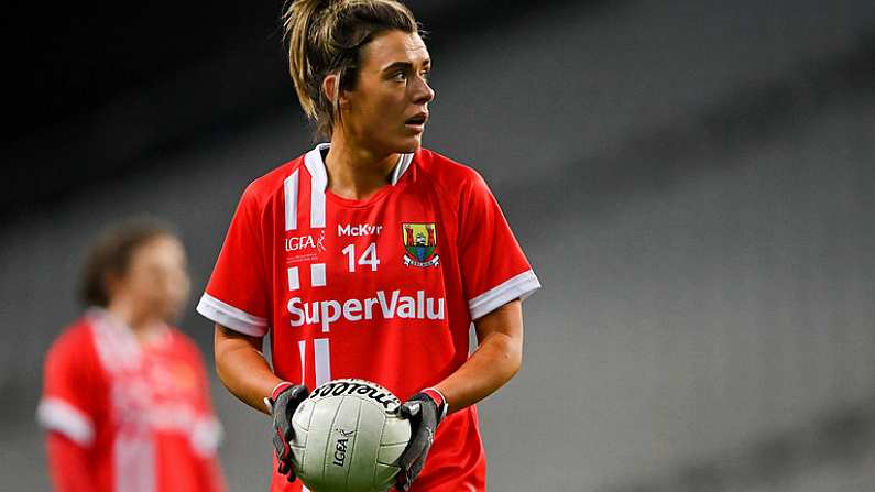 20 December 2020; Doireann O'Sullivan of Cork during the TG4 All-Ireland Senior Ladies Football Championship Final match between Cork and Dublin at Croke Park in Dublin. Photo by Piaras O Midheach/Sportsfile