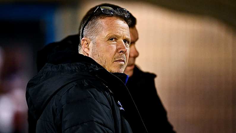 19 November 2021; Waterford football club owner Richard Forrest during the SSE Airtricity League Premier Division match between Waterford and St Patrick's Athletic at the RSC in Waterford. Photo by Eoin Noonan/Sportsfile