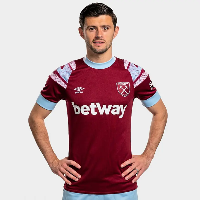 West ham home jersey