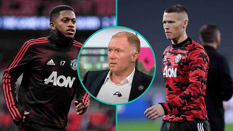 Paul Scholes Has Had Enough Of Fred & McTominay In The Man United Midfield