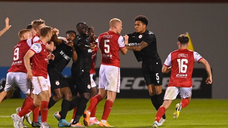 Unsavoury Scenes At Full-Time As St Pats Bow Out Of Europe After Conceding Late Penalty