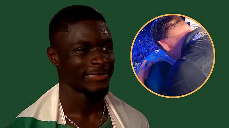 Israel Olatunde Shared Beautiful Moment With David Gillick After 100m Final