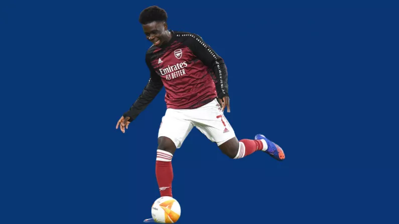 Bukayo Saka Shares Wholesome Moment With Young Fan On All Or Nothing Arsenal