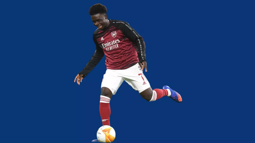 Bukayo Saka Arsenal player