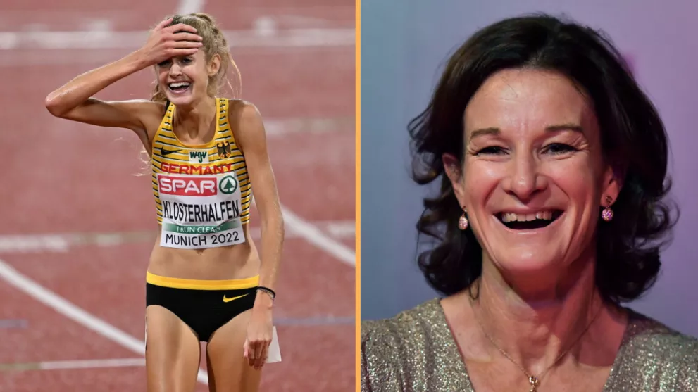 Sonia O'Sullivan coaches Konstanze Klosterhalfen to European gold