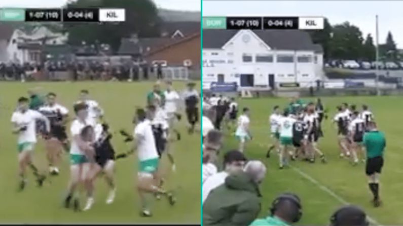 Nasty Brawl Involving Kilcoo And Burren Sees Six Players Sent Off In Down League Final
