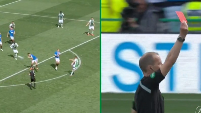 93rd Minute Stunner Gives Hibs Draw In Crazy Game Against 9-Man Rangers