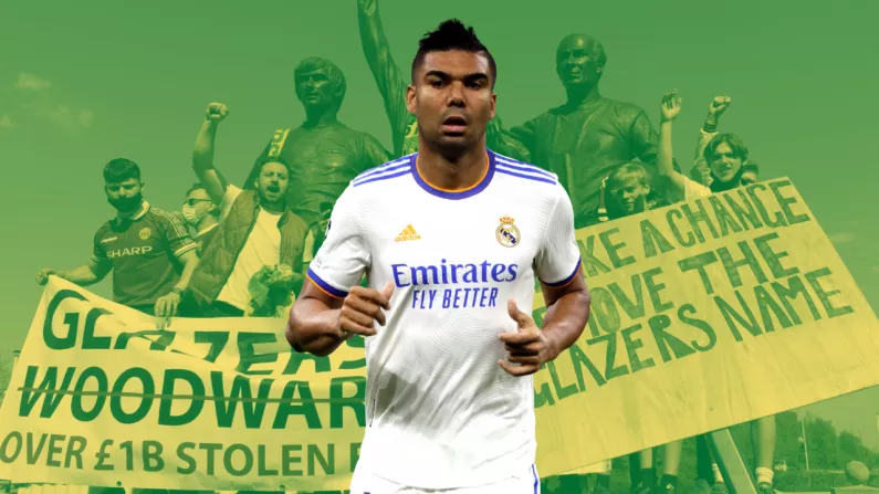 Man United Casemiro Video Removes Glazers Out Chants