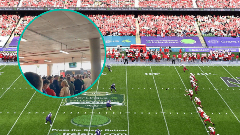 'Pandemonium' At The Aviva As They Are Forced To Give Out Free Pints At American Football Game