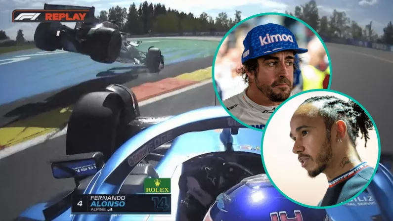 Fernando Alonso Hammers Lewis Hamilton On Team Radio After Belgian GP Collision
