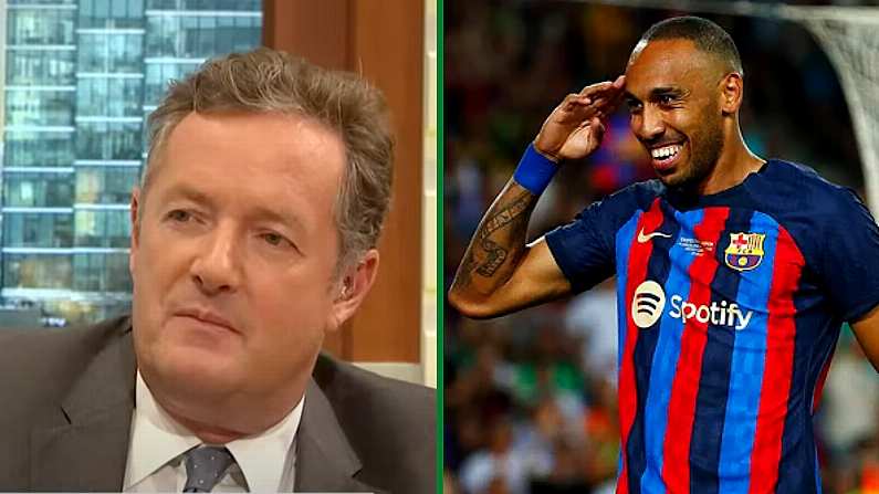 Piers Morgan Is Enraged Over Aubameyang's Move To Chelsea