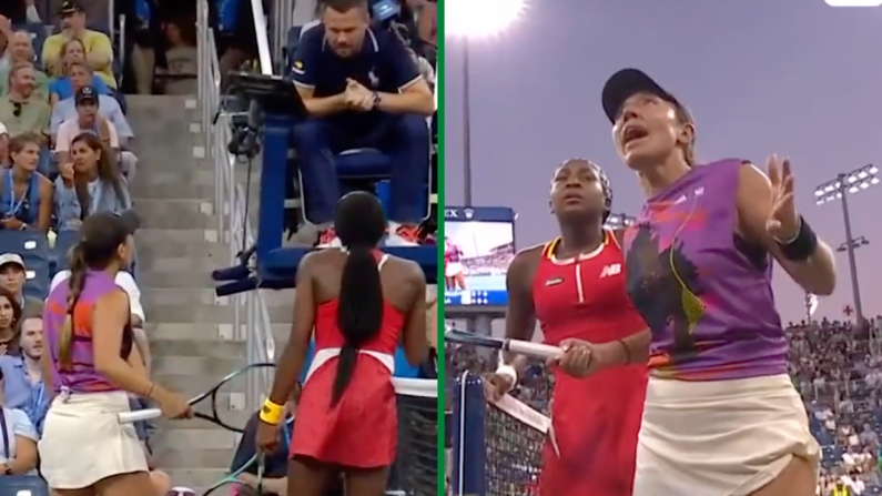 Coco Gauff And Partner Get Into A Sweary US Open Exchange With Umpire