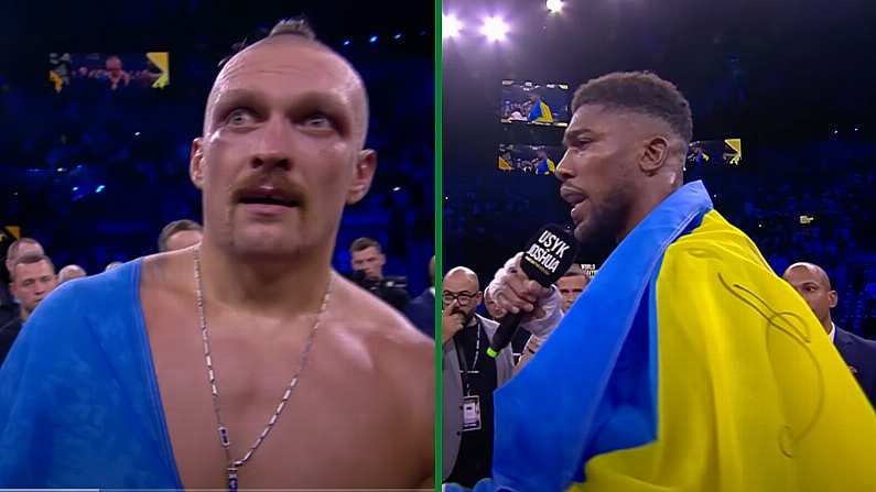 Oleksandr Usyk Comes To Defence Of Anthony Joshua For His Post-Fight Speech