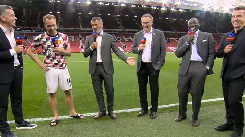 Roy Keane Had Panel In Stitches After Dig At Christian Eriksen Over Ireland Play-Off