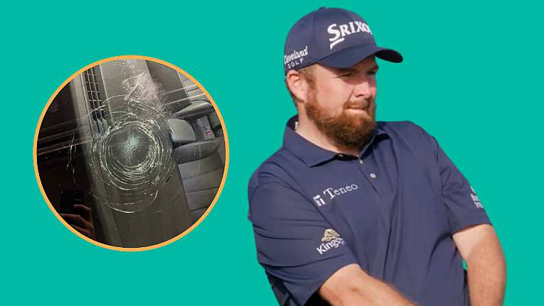 Shane Lowry Steps In After Pro-Am Partner Smashes Windscreen With Shank