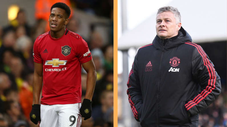 Anthony Martial Slams Solskjaer For Playing Him While He Was Injured