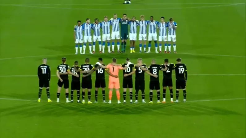 James McClean Stands Apart From Teammates During Minute's Silence For Queen