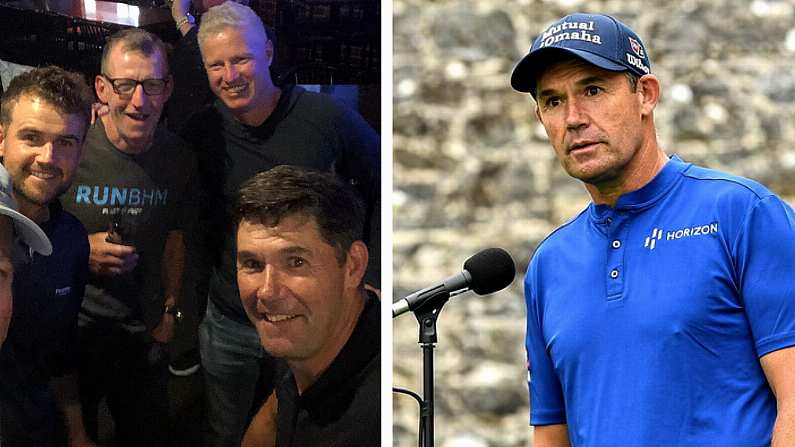 Padraig Harrington Pays Off Entire Bar Tab for 40 Caddies