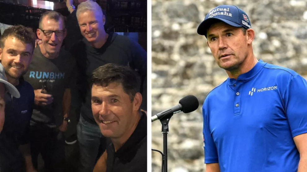 Padraig Harrington's generosity was on display last night