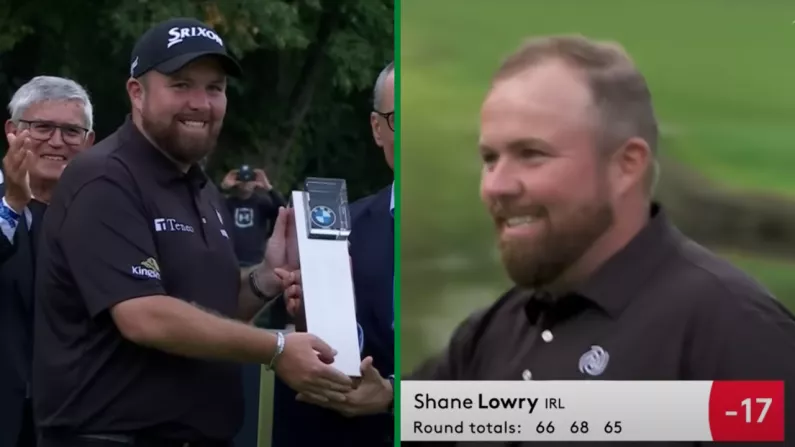 Shane Lowry Had No Idea How Much Money He Won At The BMW