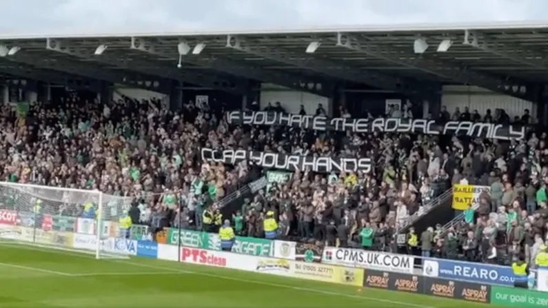 Celtic Fans Unveil New Anti-Monarchy Banner And Chant Before St Mirren Game