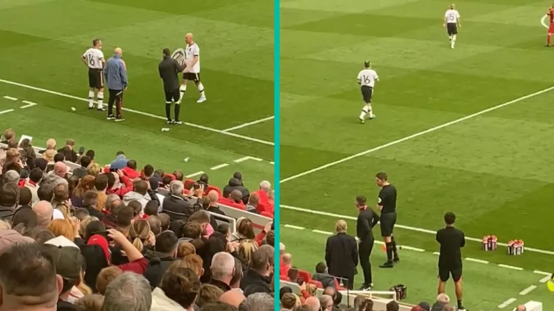Roy Keane Enters Legends Game To Chorus Of Boos At Anfield