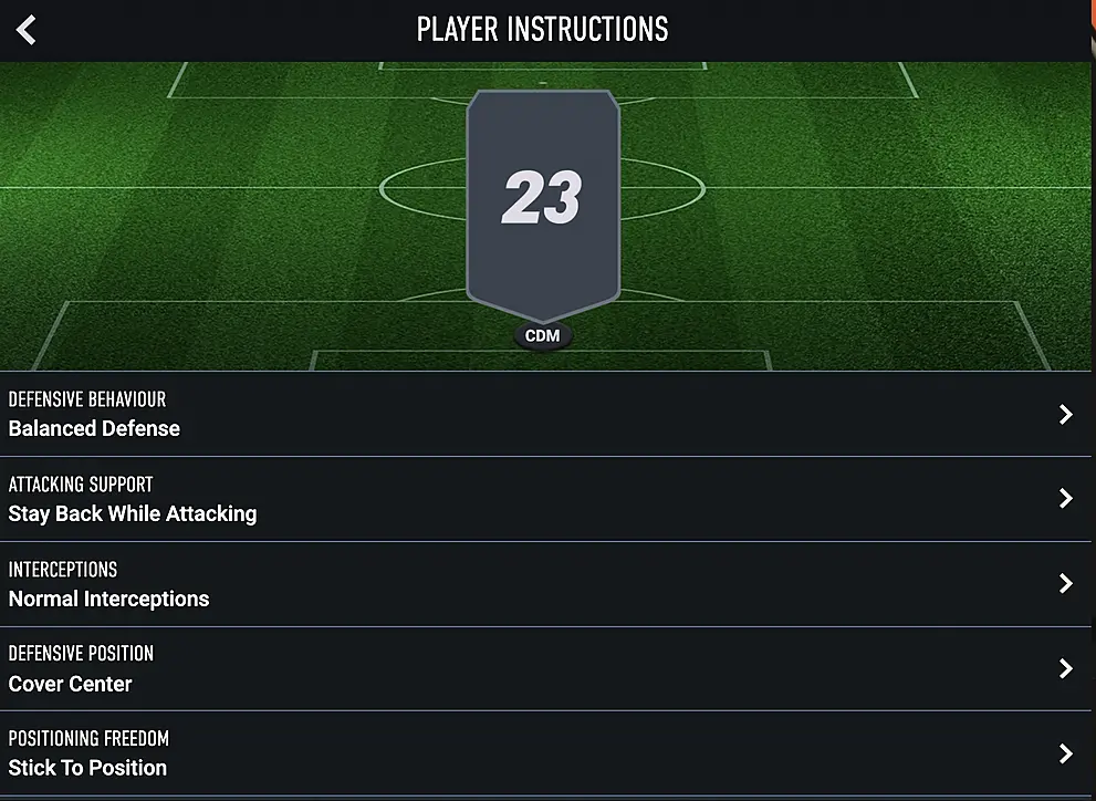 FIFA 23 custom tactics instructions