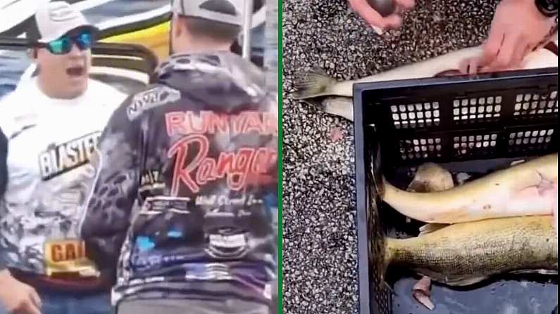 Sensational Scenes As Competitive Fishermen Caught Cheating