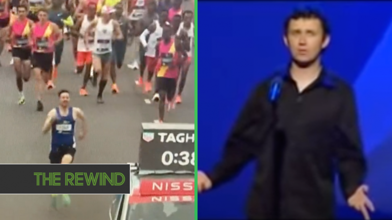 London Marathon Sprinter Reminded Us Of A Hilarious Tommy Tiernan Bit
