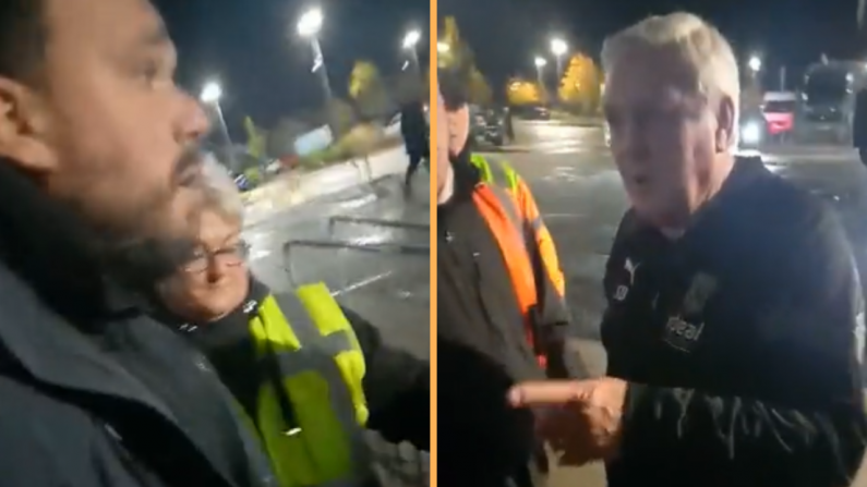 Watch: Steve Bruce Confronted By Pissed Off Fan After Latest West Brom Loss