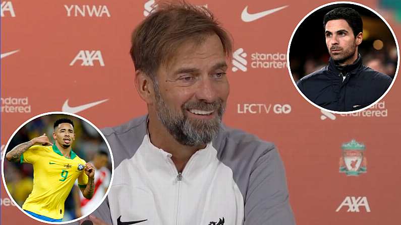 Jurgen Klopp Lands Sneaky Dig At Arsenal