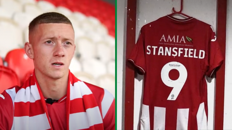 Beautiful Moment As Exeter City Player Scores First Goals Wearing Late Dad's No. 9 Shirt