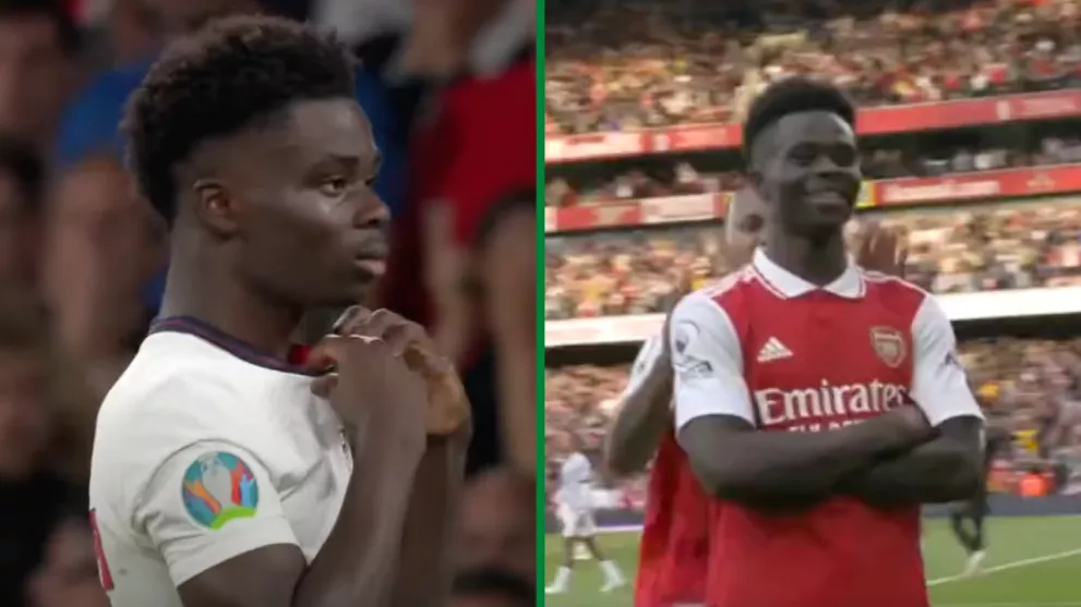 bukayo saka premier league arsenal liverpool