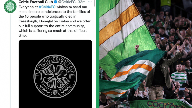 Celtic Make Donation To Irish Red Cross To Aid Creeslough