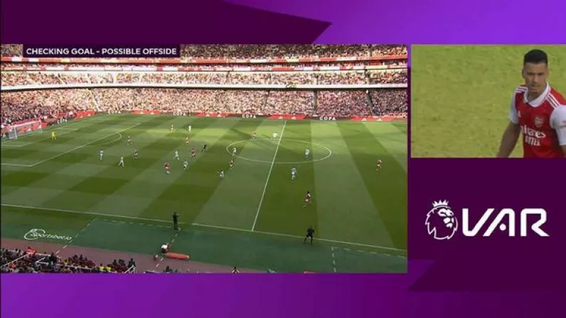 Arsenal's First Goal Against Liverpool Not Checked Due To VAR Blind Spot