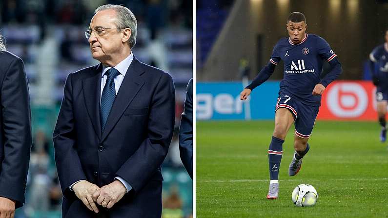 Real Madrid President Takes Dig At Kylian Mbappe Over Wanting To Leave PSG