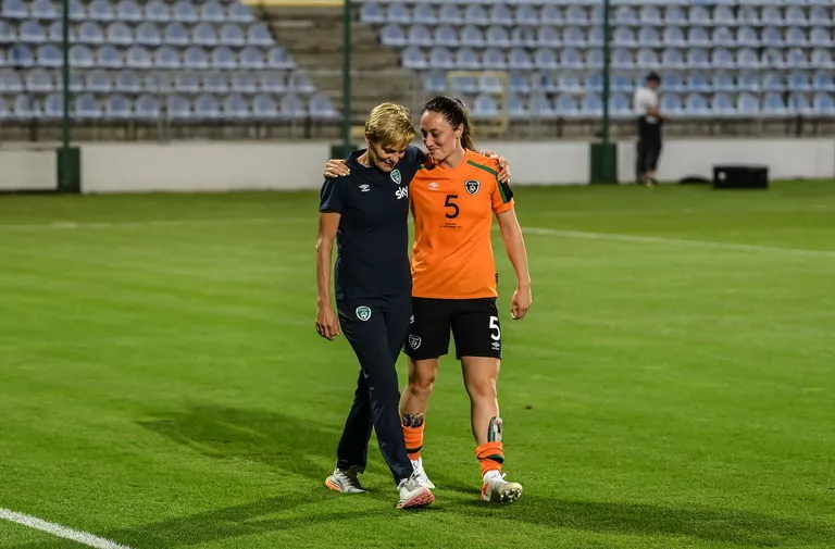 Vera Pauw Megan Campbell Ireland qualify World Cup play-off
