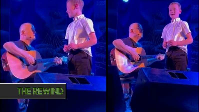 Christy Moore Brings Young Fan On Stage For Wonderful Version Of 'Nancy Spain'