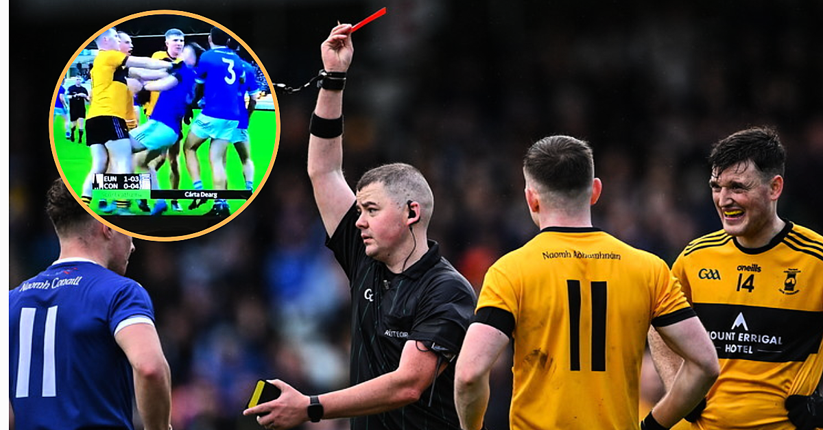 St Eunan's Player Decries Teammate's Harsh Red Card As Naomh Conaill ...