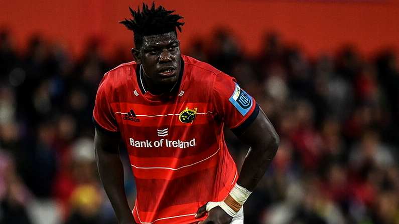 Munster Fans Can't Get Enough Of 19-Year-Old Second Row Edwin Edogbo