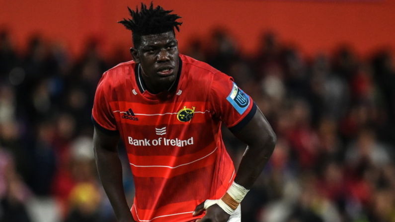Munster Fans Can't Get Enough Of 19-Year-Old Second Row Edwin Edogbo