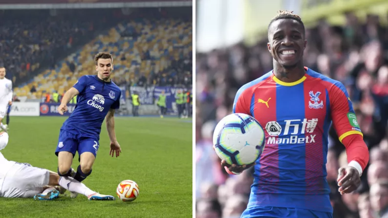 Everton Fans Couldn't Get Enough Of Seamus Coleman Dominating Wilf Zaha Today