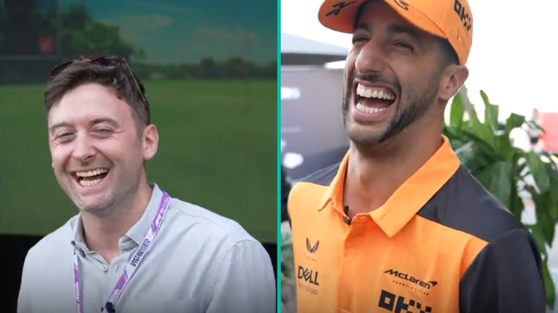 Conor Sketches Has Brilliant Run-In With Daniel Ricciardo