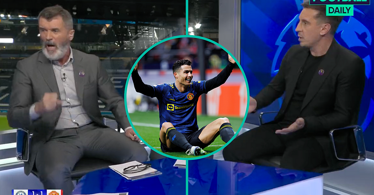 Watch: Roy Keane & Gary Neville Have Heated Debate Over Ronaldo | Balls.ie