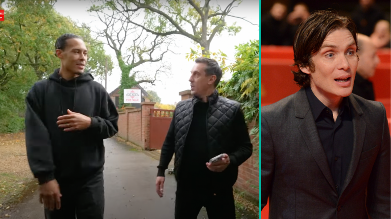 Gary Neville Was Massively Jealous Of Virgil Van Dijk's Cillian Murphy Connection