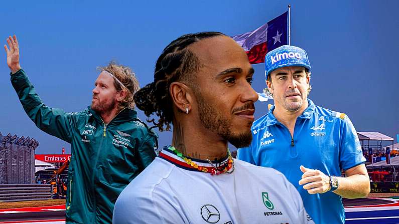 Lewis Hamilton, Sebastian Vettel, and Fernando Alonso rolled back the years at the United States Grand Prix (Photos: Shutterstock)