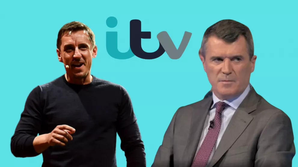 ITV World Cup pundits Gary Neville Roy Keane
